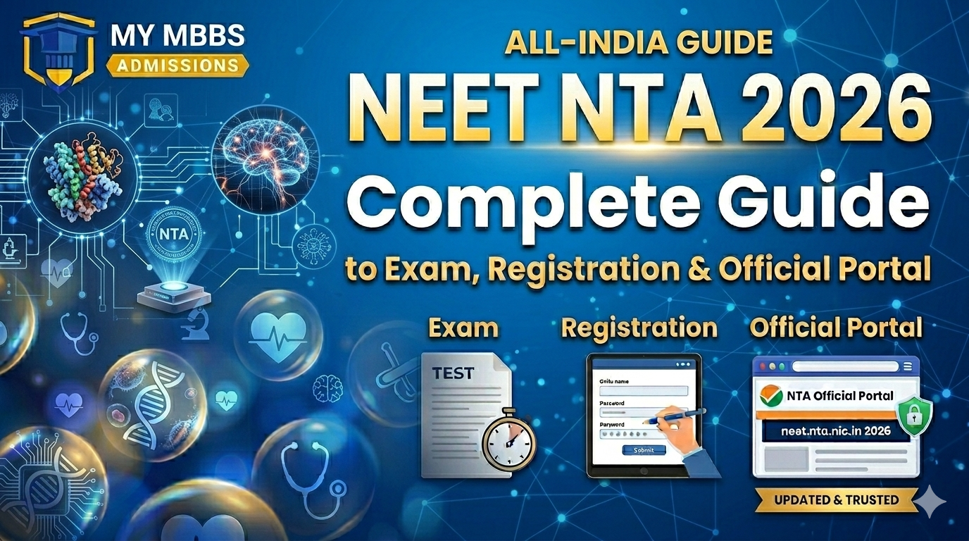 NEET NTA 2026 – Complete Guide to Exam, Registration & Official Portal
