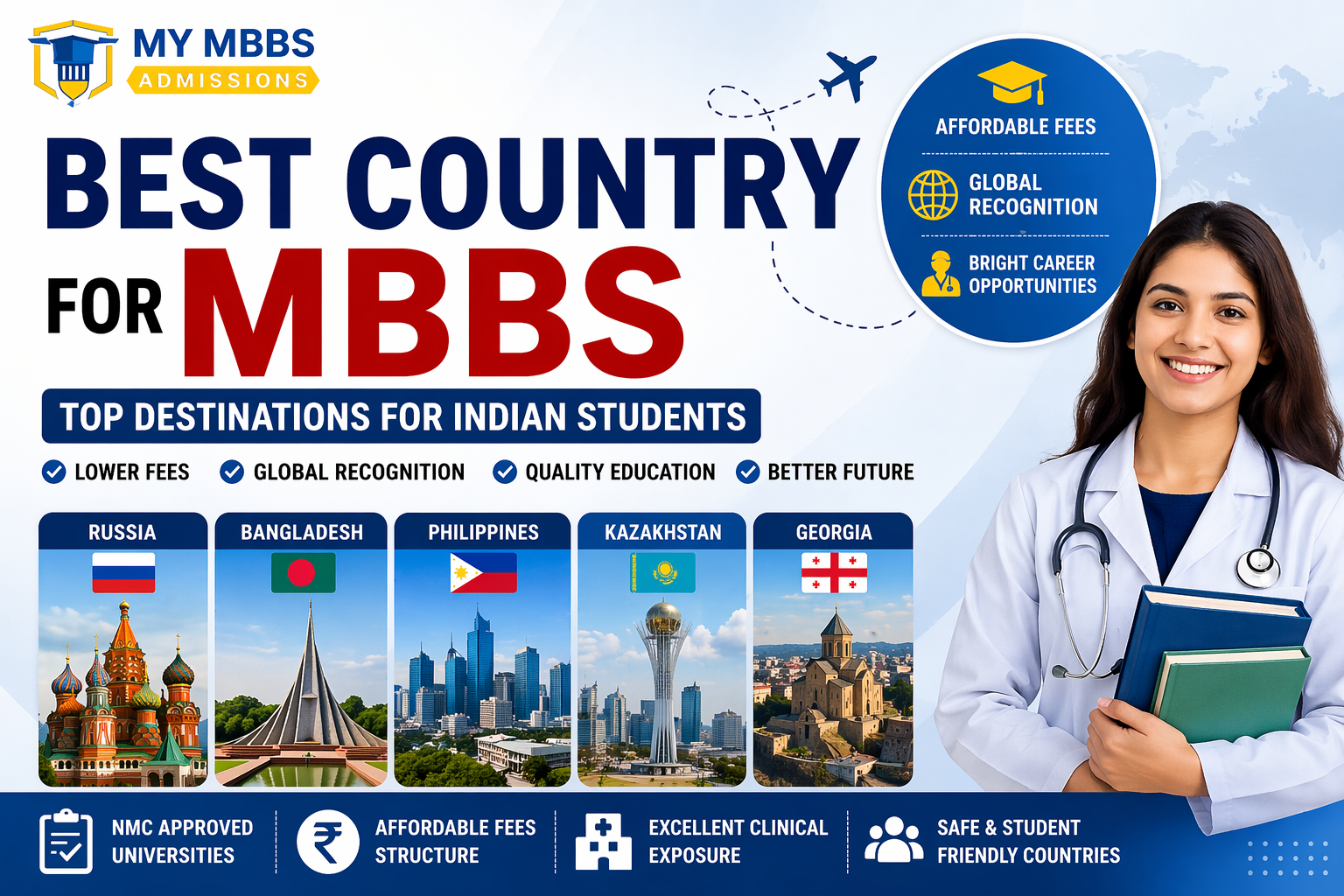 Best Country for MBBS: Top Destinations for Indian Students
