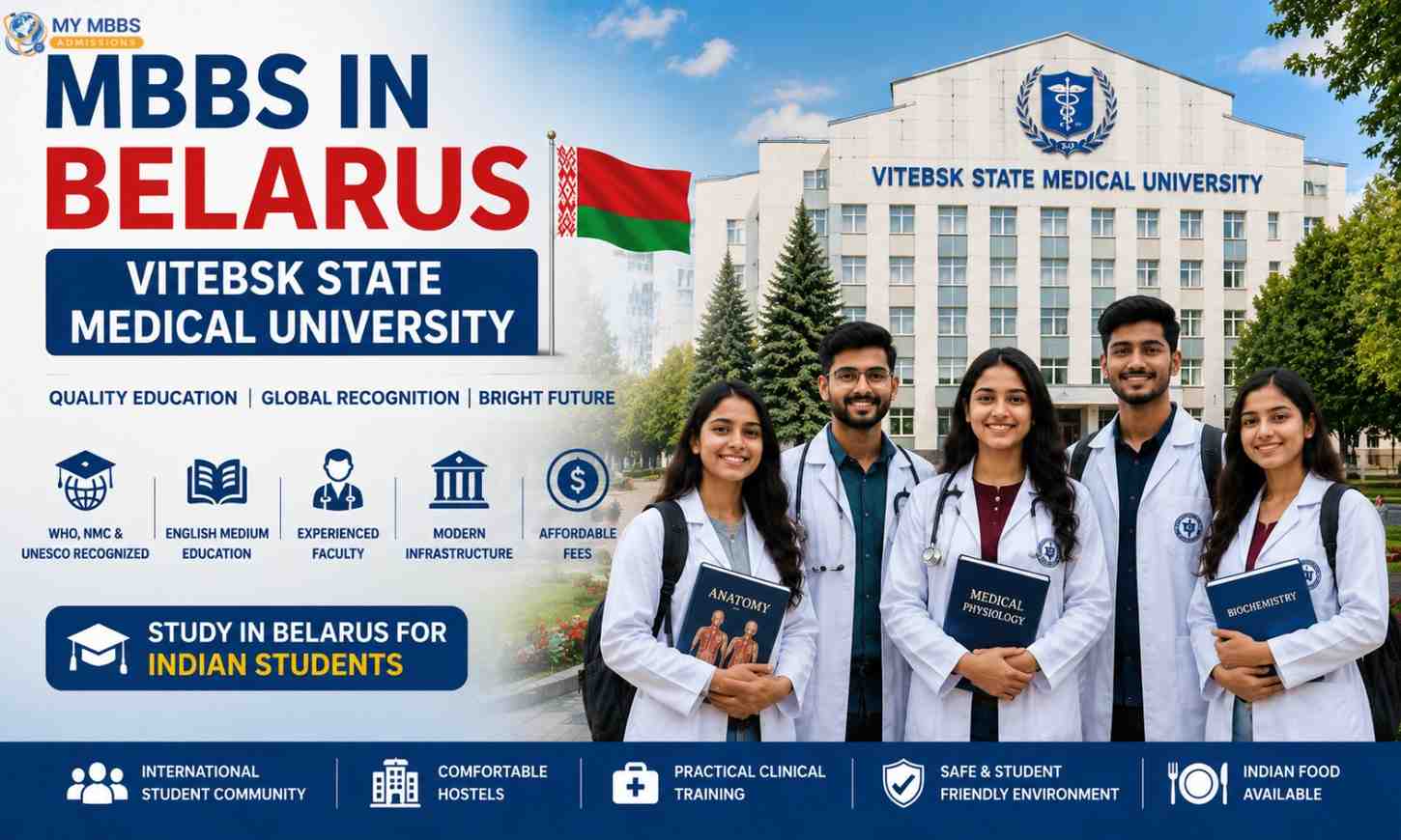 Vitebsk State Medical University Fee Structure for Indian Students
