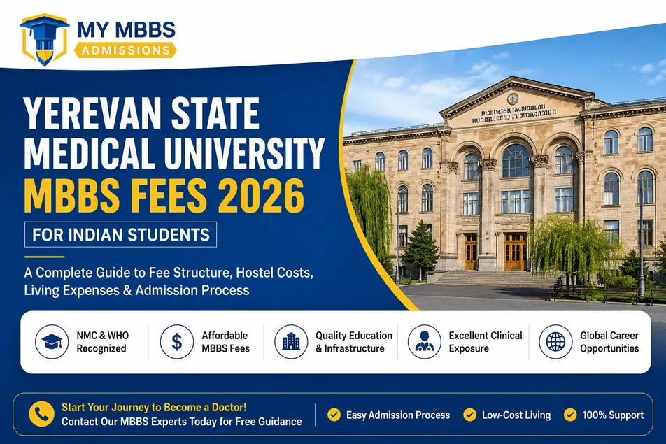 Yerevan State Medical University MBBS Fees 2026 for Indian Students