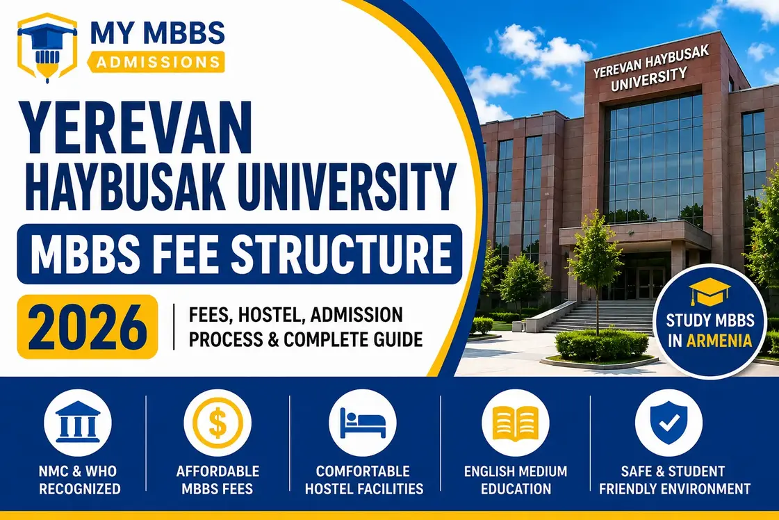 Yerevan Haybusak University MBBS Fee Structure 2026: Fees, Hostel & Admission Guide